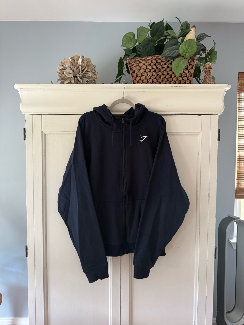 Gymshark Navy Zip-Up Hoodie